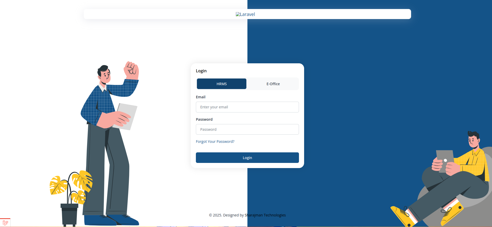 Login screenshot